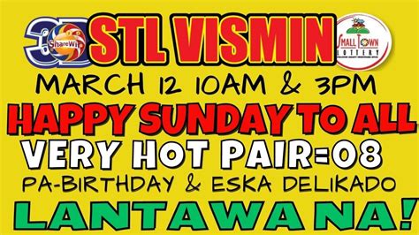 MINDANAO STL AND VISAYAS STL HOT HEARING TODAY.